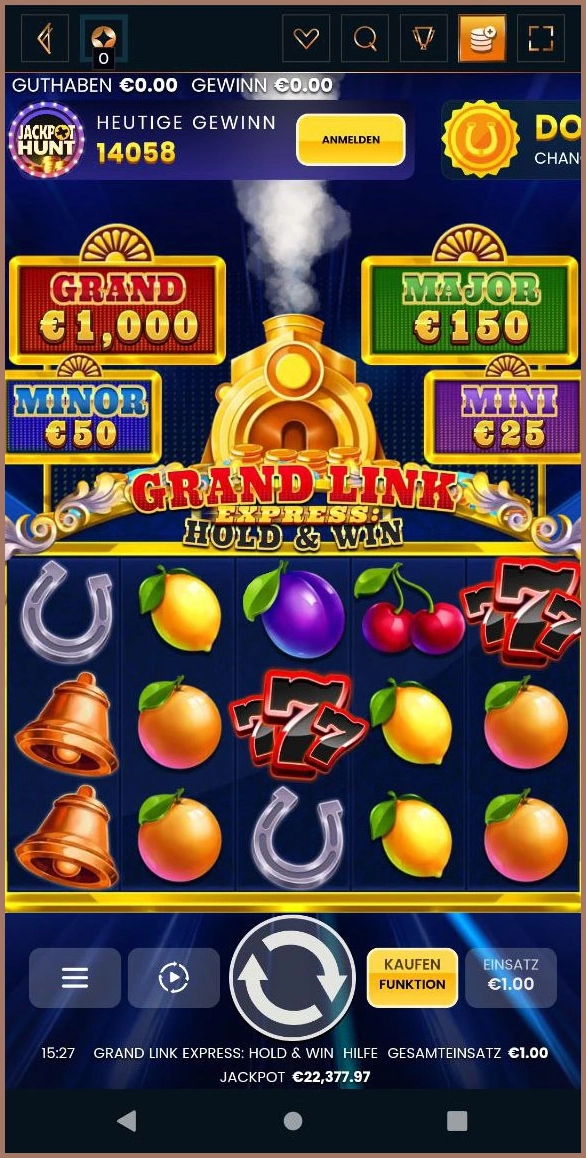 Fruit Train Express Hold & Win