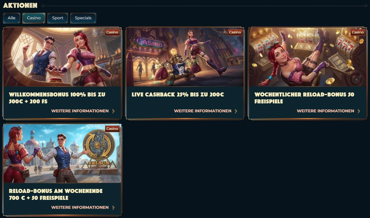 Regelmäßige Bonusaktionen & Promoangebote bei Monsterwin